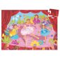   Djeco Formadobozos puzzle - Balerina virággal, 36 db-os - The ballerina with the flower