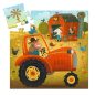 Djeco Formadobozos puzzle - Traktor, 16 db-os - The tractor