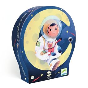   Formadobozos puzzle - Űrhajós a holdon, 36 db-os - An astronaut on the moon