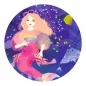   Djeco Formadobozos puzzle - Ella a sellő, 36 db-os - Ella, the mermaid