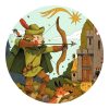 Formadobozos puzzle - Robin Hood, 36 db-os - Robin Hood