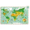 Djeco Megfigyeltető puzzle - Lenyűgöző világ, 200 db-os - A round the world + booklet