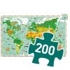 Megfigyeltető puzzle - Lenyűgöző világ, 200 db-os - A round the world + booklet