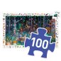   Djeco Megfigyeltető puzzle - Elvarázsolt erdő, 100 db-os - Enchanted Forest
