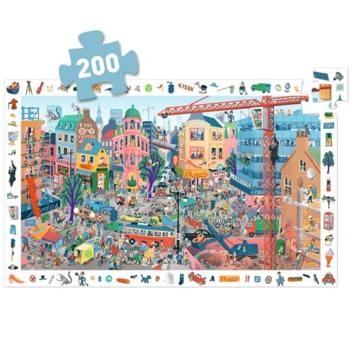 Megfigyeltető puzzle - A város, 200 db-os - The city