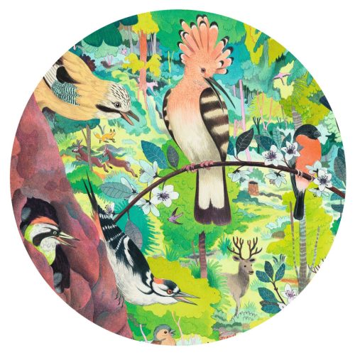 Művész puzzle - Baglyok és madarak, 1000 db-os - Owls and birds