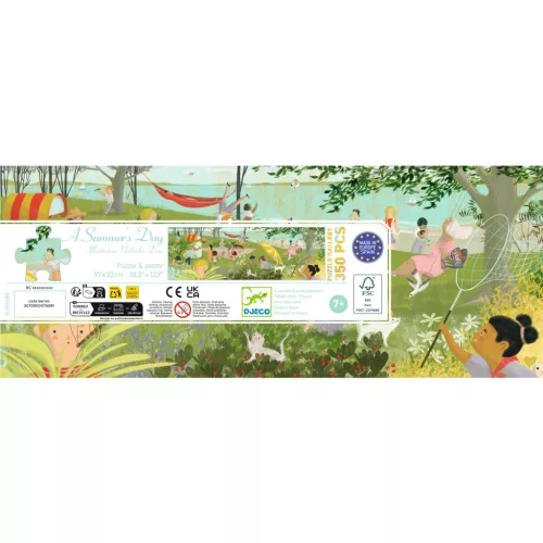 Djeco Művész puzzle - Nyári nap, 350 db-os - A Summer’s Day