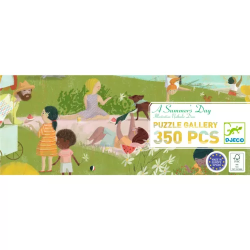 Djeco Művész puzzle - Nyári nap, 350 db-os - A Summer’s Day