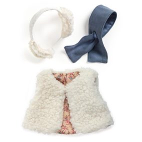   Játékbaba kiegészítő, babaruha - Bundás - Outfit Moumoute