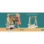   Djeco Nagy ruhafogas 3 vállfával - Large clothes rack, 3 hangers