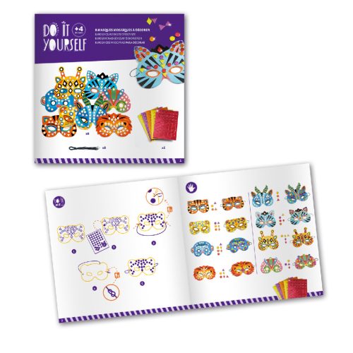 Djeco Készítsd magad! - Állati álarcok - Jungle animals