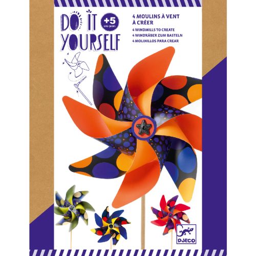 Djeco Készítsd magad! - Szélforgók - Spots