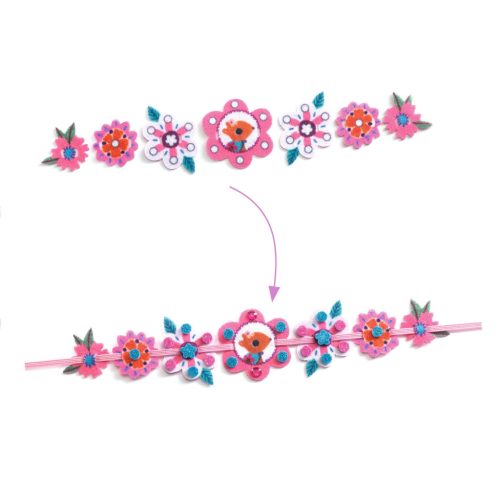 Djeco Csináld magad! - Csillogó kartkötők - Best friends