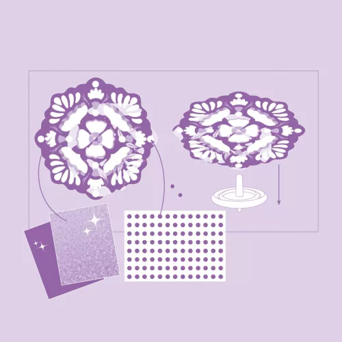 Djeco Csináld magad! - Színkeverő pörgettyű virágokkal - Flower Power