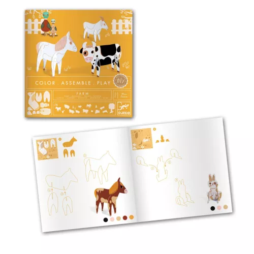 Djeco Készítsd magad! - Élet a tanyán 3D-ben - Farm