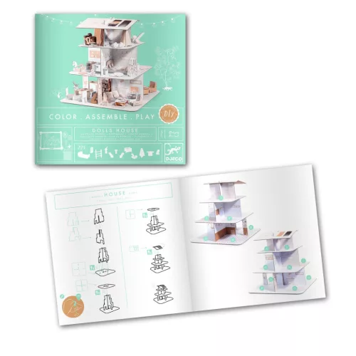 Djeco Készítsd magad! - Baba ház bútorokkal 3D-ben - Doll’s house