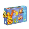 Djeco Párositó puzzle - Munkagépek, 12 db-os - Articulo vehicles