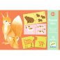   Djeco Párosító puzzle - Kié a kölyök, 24 db-os - Baby animals
