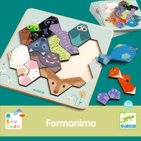   Djeco Fejlesztő játék - Állatformák kirakója - Eduludo FormAnimo