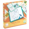 Djeco Rajzolás lépésről lépésre - Mintázat - Eduludo Step by Step Lama and Co