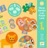 Társasjáték - 5 az 1-ben, Vadállatok - Wild animals, 5 GAMES