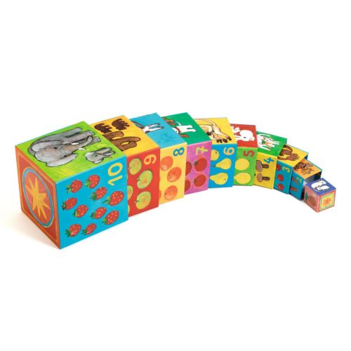 Djeco Toronyépítő kocka - Barátok - 10 my friends blocks