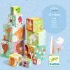 Djeco Toronyépítő kocka - Erdei állatok - 10 forest blocks