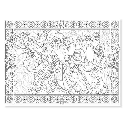 Djeco Művészeti műhely - Hősies színezők mappa - Heroic