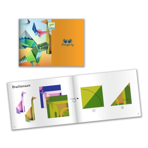 Djeco Origami - Dinoszauruszok - Dinosaurs