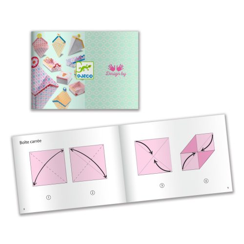 Djeco Origami - Doboz hajtogatás - Kirigami Small boxes
