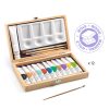 Djeco Művészeti műhely - Festő készlet - 12 Gouaches - Artist’s box