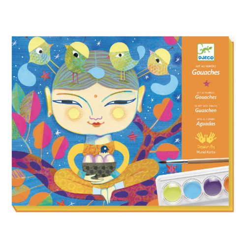 Djeco Művészeti műhely, festés - Indiai hangulat - India