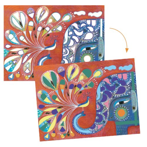 Djeco Művészeti műhely, festés - Indiai hangulat - India