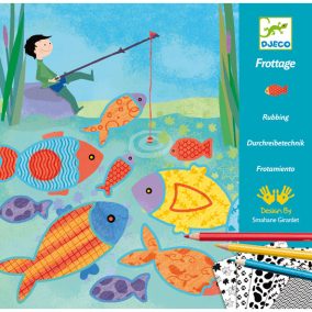   Djeco Mintázatok színesceruzával - Egy nap vidéken - A day in the countryside