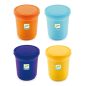  Djeco Gyurma - Pillegyurma 4 színben - 4 tubs of play dough, Plain flour