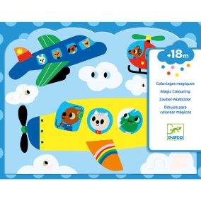   Djeco Vízzel színező készlet - Bújócska az égen - Hidden in the sky