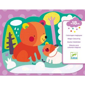   Djeco Vízzel színező készlet - Bújócska az erdőben - Hidden in the woods