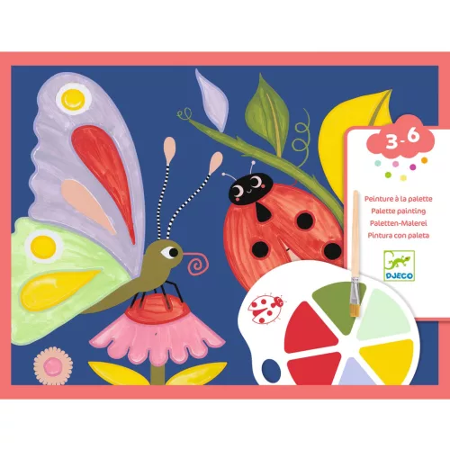 Djeco Palettafestés - Röpködők - Palette painting - Creepy crawlies