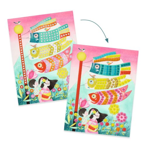 Djeco Mozaikkép készítés - Japán hangulat - Kyoto