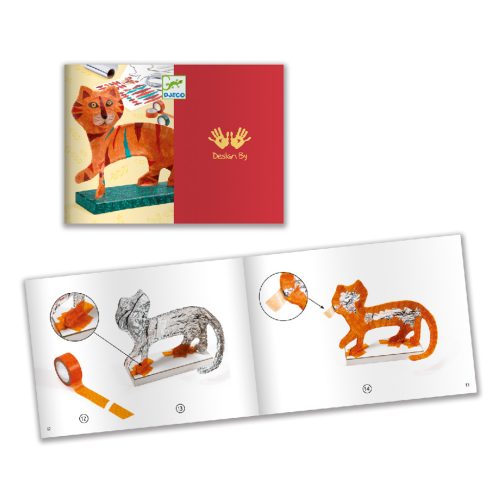 Djeco Művészeti műhely - Szoborkészítés - A tigris - The tiger