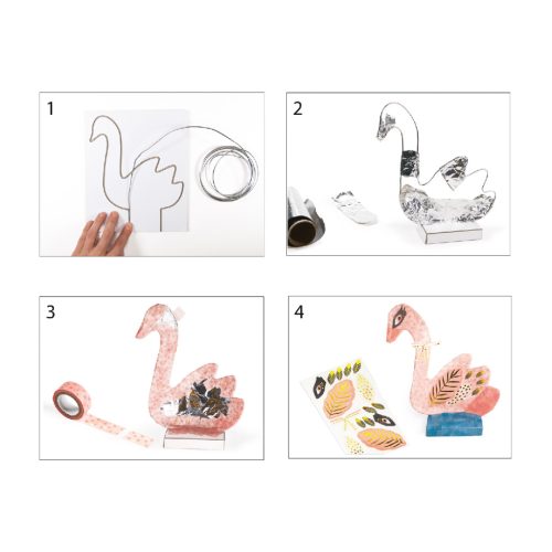 Djeco Művészeti műhely - Szoborkészítés - A hattyú - The swan