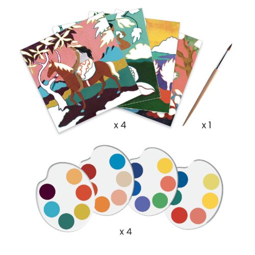 Djeco Művészeti műhely - Polinézia - Inspired by Paul Gauguin - Polynesia