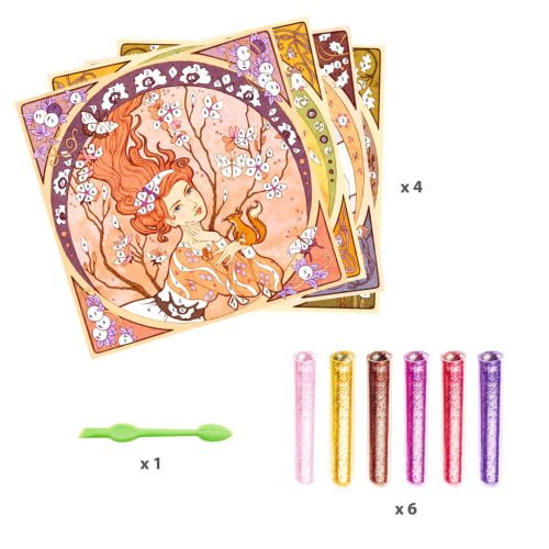 Djeco Művészeti műhely - Isteni - Inspired by Alfons Mucha - Divine