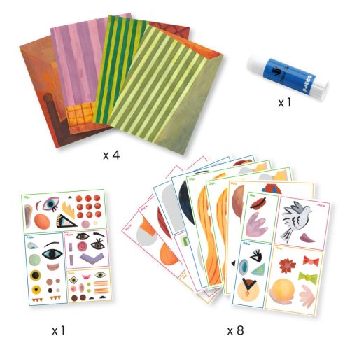 Művészeti műhely - Kubus fejek - Inspired by Pablo Picasso - Square Heads