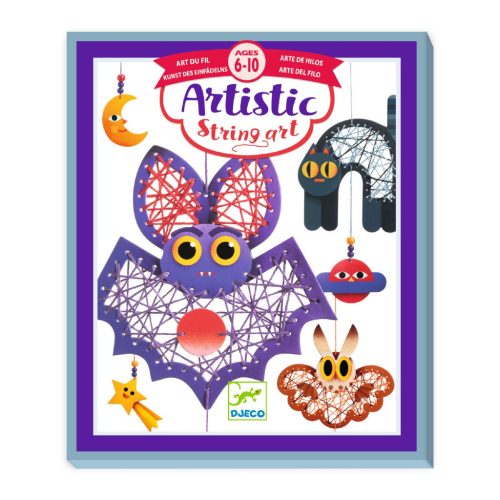 Djeco Artistic String art - Varrás és díszítés - Éjszakában - Night-time