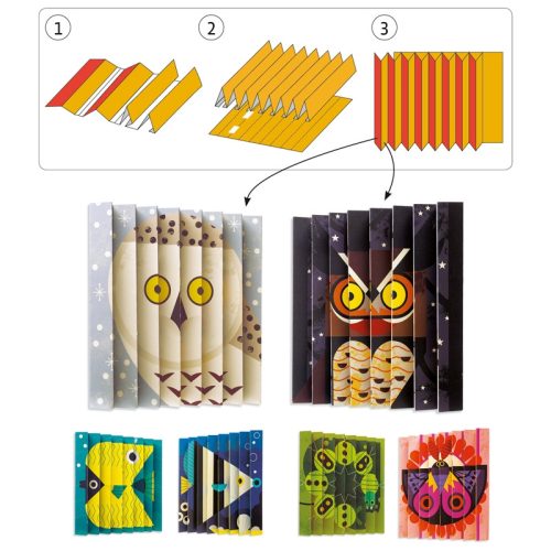 Djeco Képpárok hajtogatással - Vadvilág - Wildlife