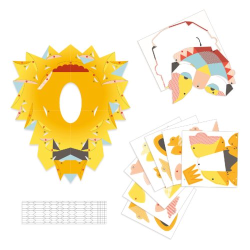 Djeco Falikép készítés 3D-ben - Állatok királya - The King poster 3D