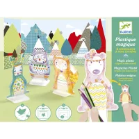 Djeco 3D-s magic plastic figura készítés