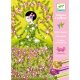 Djeco Csillámkép készítés - Csillogó ruhák - Glitter dresses