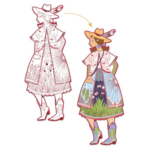 Djeco Színezés - Fiodor Divat - Fiodor and friends